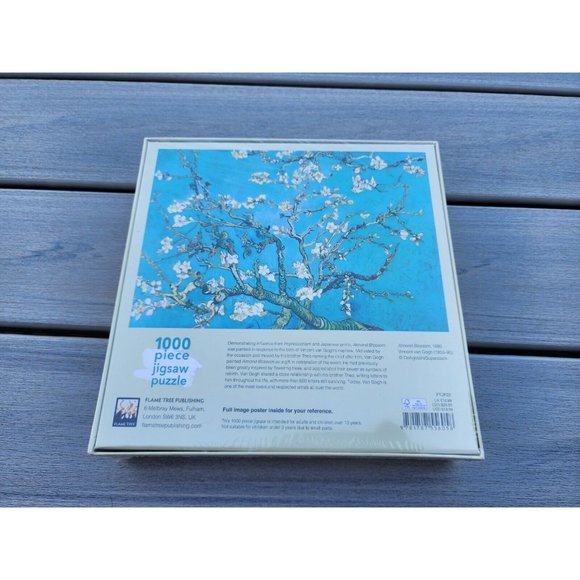 Flame Tree 1000 Piece Art Puzzle Vincent Van Gogh Almond Blossom NEW SEALED - Picture 2 of 4